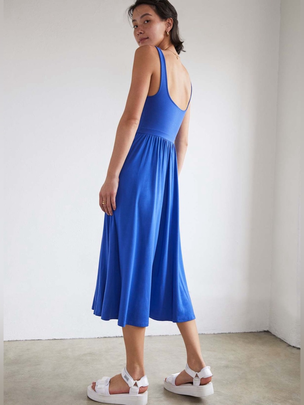 Aritzia Wilfred Market Midi Dress - Summer night Women’s size XS - Picture 4 of 13